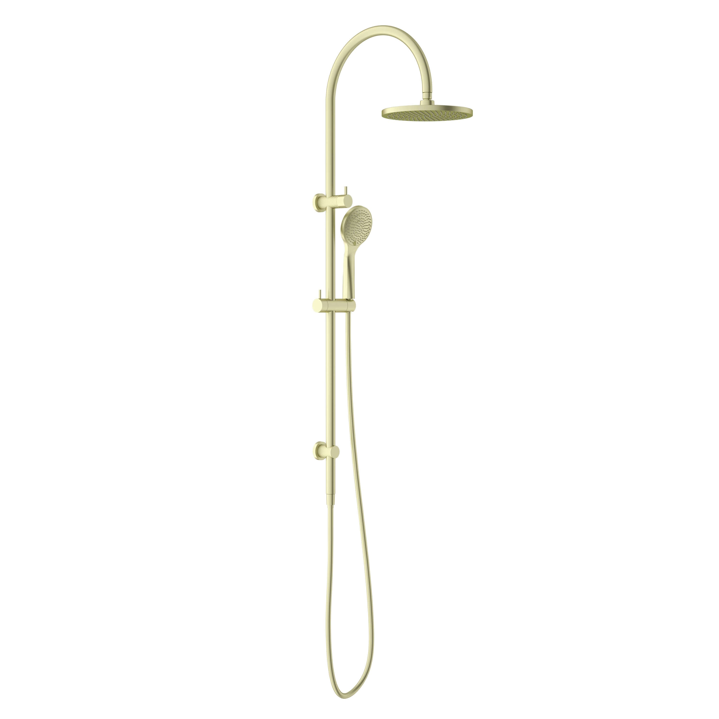 Nero Opal Air Combination Twin Shower Set Brushed Gold, NR251905bBG