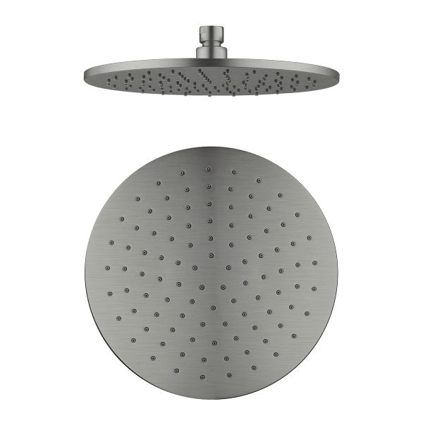 Nero Bianca Flat Rail Round 250mm Combination Shower - Gunmetal Grey / NR250805cGM