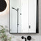 Nero Fresh Round Rail Shower - Matte Black