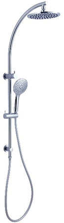 Dolce Combination Overhead and Handshower on Column - Chrome