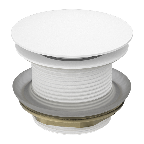 Nero Bath Pop Up Waste - Matte White NRA707MW