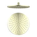 Nero 250mm Round Brass Shower Head Brushed Gold // NRROA1001BG