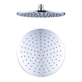 Nero 250mm Round Brass Shower Head Chrome // NRROA1001CH