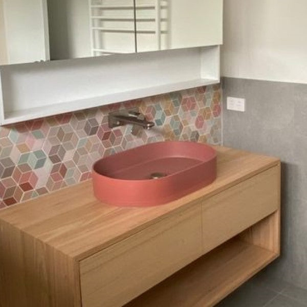 Nood Co Pill Oval Concrete Basin - Musk
