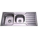 Porta Square Sink 1080x480 1.5 Bowls and Drainer Sink