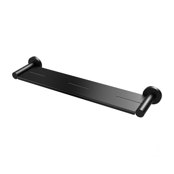 Radii Metal Shelf Round Plate - Matte Black