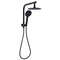 Regal Round Short Combination Shower - Matte Black