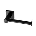 Radii Toilet Roll Holder Square Plate - Matte Black