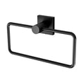 Radii Hand Towel Holder Square Plate - Matte Black