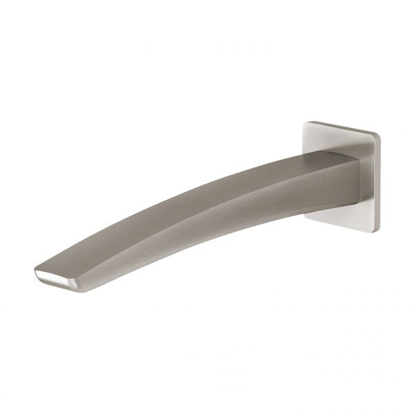 Phoenix Rush Bath Outlet 230mm - Brushed Nickel