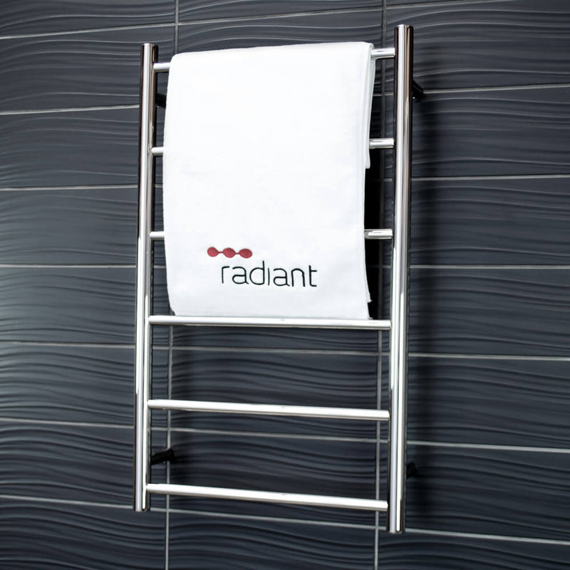 Radiant LTR01 Unheated Round Towel Ladder, Polished