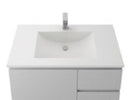 Manhattan Classic 1500mm Wall Hung Vanity with Single Bowl, Moulded Top