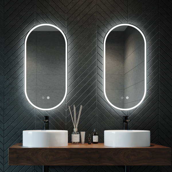 Remer Gatsby LED Mirror 450mm x 900mm G4590D, Multiple Options