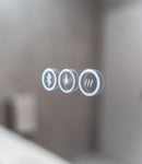 Remer Kara Backlit LED Mirror with Bluetooth, 900mm & 1200mm