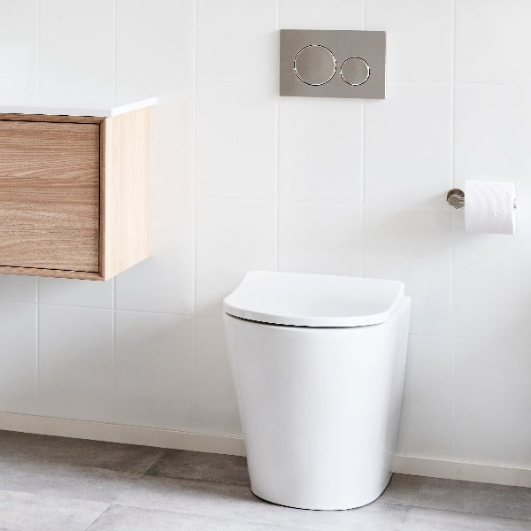 Geberit In Wall Package - Rimini Rimless Pan - Sigma 20 Round Button