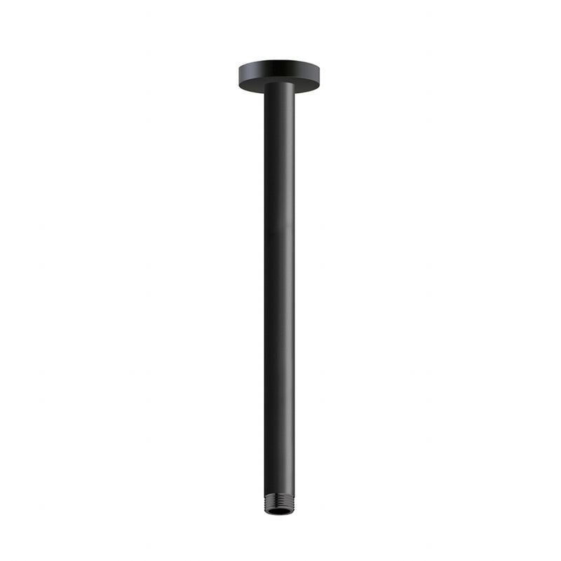 Round Ceiling Arm - Matte Black