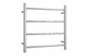 Thermorail Straight Round 550mm x 550mm Heated Ladder Towel Rail - Polished SR25M