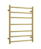 Thermorail Straight Round 600mm x 800mm Heated Ladder Towel Rail - Brushed Gold SR44MBG