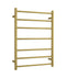 Thermorail Straight Round 600mm x 800mm Heated Ladder Towel Rail - Brushed Gold SR44MBG