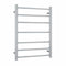 Thermorail Straight Round 600mm x 800mm Heated Ladder Towel Rail - Polished SR44M