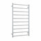 Thermorail Straight Round 700mm x 1200mm Heated Ladder Towel Rail - Polished SR69M