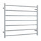 Thermorail Straight Round 900mm x 750mm Heated Ladder Towel Rail - Polished SR93M