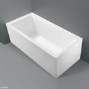 Sentor Back to Wall Corner Freestanding Shower Bath - Tile Lip