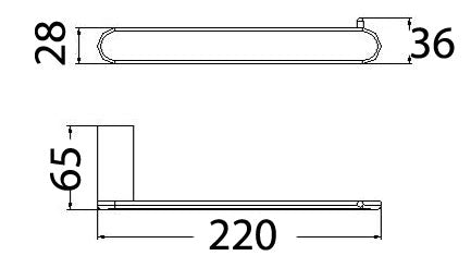 Series 73 Hand Towel Holder