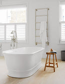 Cambridge TitanCast Freestanding Bath 1740mm - Satin Silk White