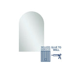Ablaze Aspen Arch Polished Edge Mirror With Demister 500mm x 800mm