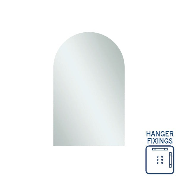 Ablaze Aspen Arch Polished Edge Mirror 500mm x 800mm