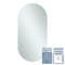 Ablaze Duke Pill Polished Edge Mirror With Demister 500mm x 1000mm