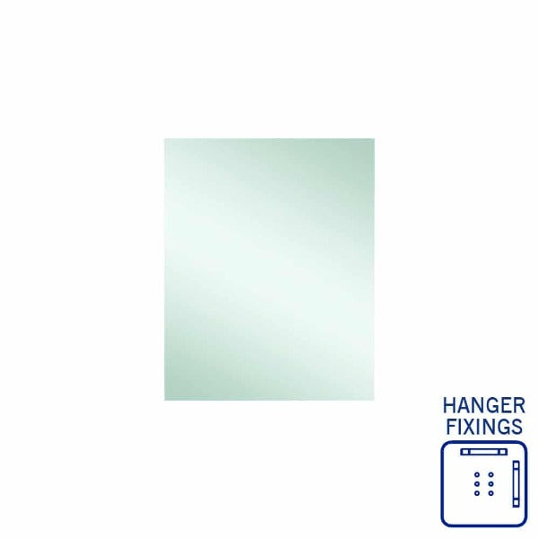 Ablaze Jackson Rectangle Polished Edge Mirror 600mm x 750mm