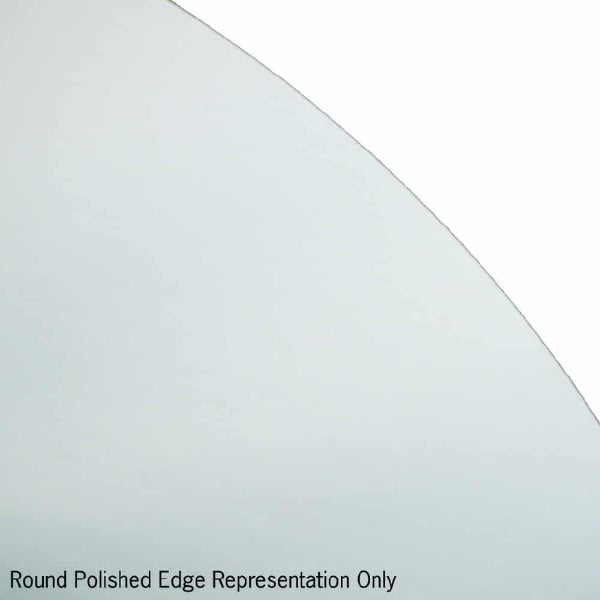 Ablaze Rio Round Polished Edge Mirror 500mm Diameter