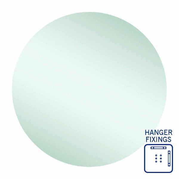 Ablaze Rio Round Polished Edge Mirror 800mm Diameter