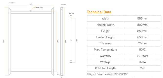 Thermorad In-Wall Heating System