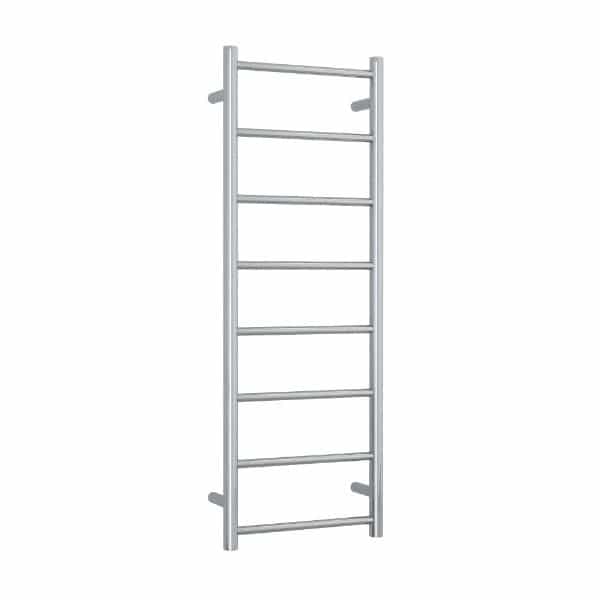 Thermorail Straight Round 400mm x 1120mm Heated Ladder Towel Rail - Polished SR17M