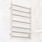 Thermorail Straight Round 600mm x 800mm Heated Ladder Towel Rail - Polished SR44M