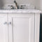 Turner Hastings Coventry 750mm Satin White Vanity, Marble Top
