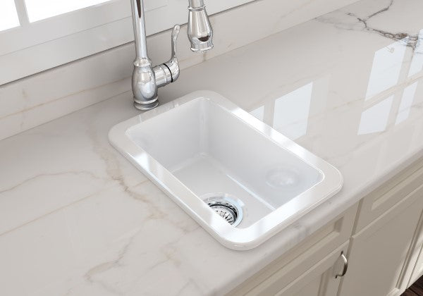 Turner Hastings Cuisine 30 x 46 Fireclay Single Sink - White