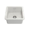 Turner Hastings Cuisine 46 x 46 Fireclay Single Sink - White