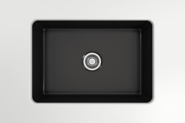 Turner Hastings Cuisine 68 x 48 Fireclay Single Sink - Matte Black