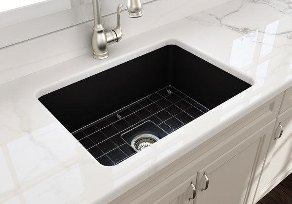 Turner Hastings Cuisine 68 x 48 Fireclay Single Sink - Matte Black