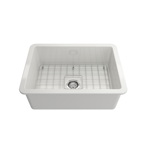 Turner Hastings Cuisine 68 x 48 Fireclay Single Sink - White