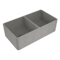 Turner Hastings Novi 85 x 46 Fine Fireclay Butler Sink - Concrete Look