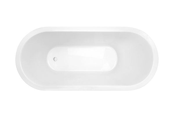 Decina Uno 1530mm Drop In  / Island Bath - White