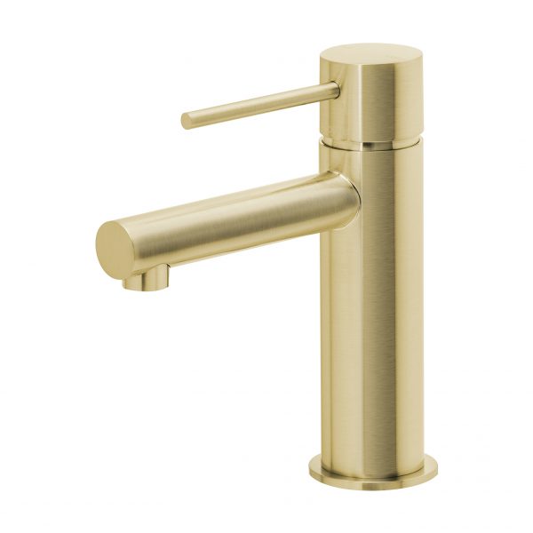 Phoenix Vivid Slimline Basin Mixer - Brushed Gold