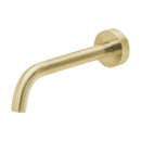 Phoenix Vivid Slimline Wall Basin Outlet 180mm Curved - Brushed Gold