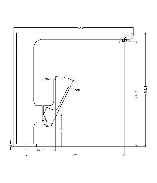 Nero Bianca Sink Mixer - Gunmetal Grey / NR321507GM