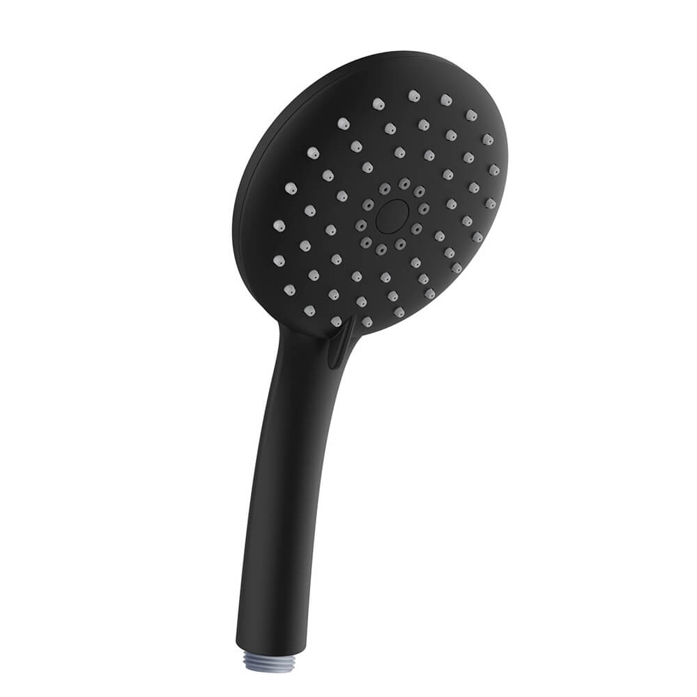 Collis Willow Curved Full Combo Rail Shower Set - Matte Black